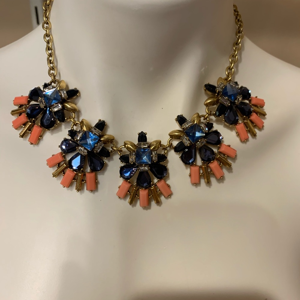 2 for $20🍒 💙J. Crew Statement Necklace🧡 - Picture 2 of 12
